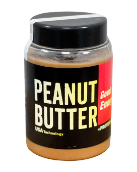 Арахісова паста + Протеїн 42% Good Energy Peanut Butter + Protein, 400 г (4820175572685) - фото