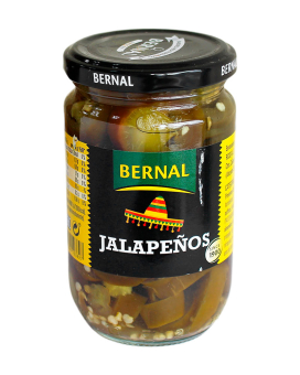 Перець Халапеньо маринований Bernal Jalapenos, 300 г (8428391103827) - фото