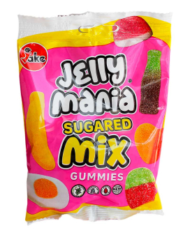 Желейні цукерки JAKE Jelly Mania Sugared Mix Цукровий Мікс, 100 г (8412147571473) - фото