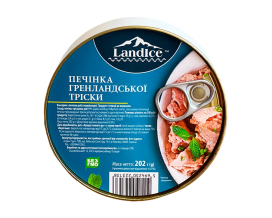 Печень трески Грендландськой Landice, 202 г 5694230223138 - фото