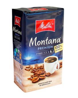 Кофе молотый Melitta Montana Premium, 500 г (100% арабика) (4002720002391) - фото