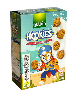 Печенье злаковое GULLON Hookies Mini Cereales, 250 г (8410376039207) - фото