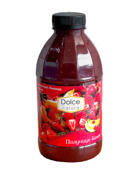 Чай концентрат DOLCE NATURA "Полуниця-Банан", 0,7 л (4820093486026) - фото