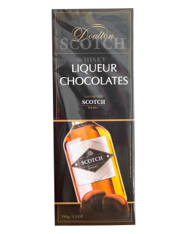 Цукерки шоколадні Doulton Scotch Whisky Liqueur Chocolates Шотландський віскі, 150 г (4000281497502) - фото