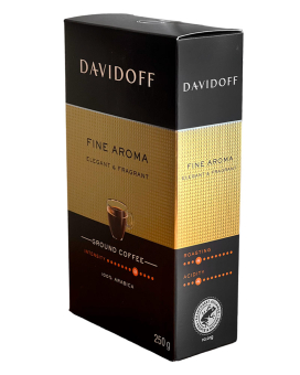 Кофе молотый Davidoff Fine Aroma 100% Arabica, 250 г (4006067084102) - фото