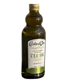 Оливковое масло первого отжима Costa d'Oro Extra Virgin Olive Oil L'EXTRA, 750 мл (8007270501017) - фото