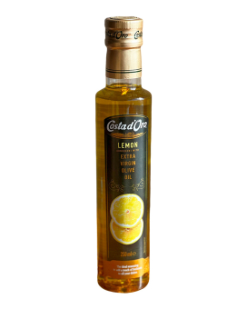 Оливковое масло первого отжима с лимоном Costa d'Oro Extra Virgin Olive Oil Lemon, 250 мл (8007270700748) - фото