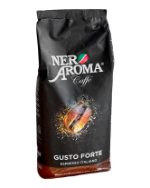 Кофе в зернах Nero Aroma Gusto Forte, 1 кг (8019650005336) - фото