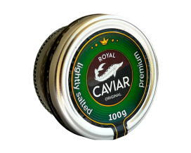 Ікра чорна осетрова Royal Caviar Premium, 100 г (4820250310188) - фото