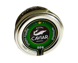 Ікра чорна осетрова Royal Caviar Premium, 50 г (4820250310171) - фото