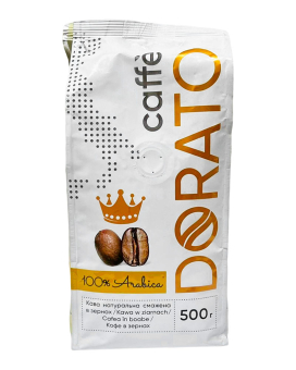 Кофе в зернах Dorato 100% Arabica, 500 г (8019650005299) - фото