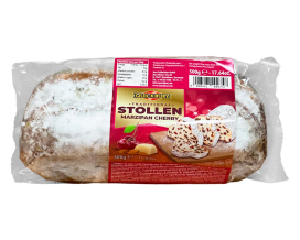 Штоллен Quickbury Stollen Marzipan Cherry с марципаном и вишней, 500 г (4028491409757) - фото