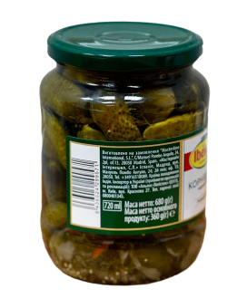 Корнишоны маринованные Iberica Pickled Gherkins, 680 г (8436024299571) - фото