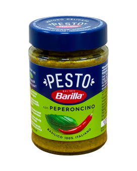 Соус песто с перцем чили Barilla Pesto con Peperoncino, 195 г (8076809578264) - фото