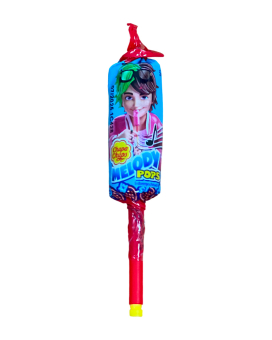 Льодяник на паличці зі свистулькою Чупа Чупс Полуниця Chupa Chups Melody Pops Strawberry, 15 г (84196842) - фото