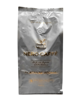 Кофе в зернах Nero Caffe PLATINUM AROMA, 1 кг (20/80) (4820268030085) - фото