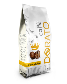 Кава в зернах Dorato 100% Arabica, 1 кг (8019650004995) - фото