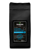 Кава в зернах Teakava Colombia Supremo Dek без кофеїну, 1 кг (моносорт арабіки) Кава в зернах Teakava Colombia Supremo Dek без кофеїну, 1 кг (моносорт арабіки) - фото