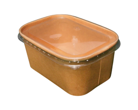 Кришка PET Anti-fog для салатника прямоугольного 580, 750, 880, 1000 мл, 170х120 мм LF, 50 шт (НАБОР № 3) - фото