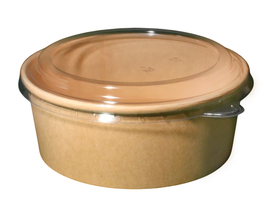 Крышка PET для салатника 1100, 1300 мл, d187 мм S, 25 шт (НАБОР № 12) - фото