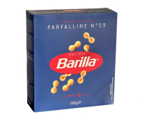 Макарони BARILLA FARFALLINE № 59 Фарфаліні/Бантики малі, 500 г (8076804765591) - фото