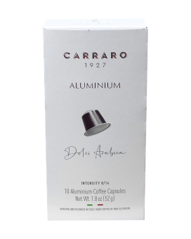 Кофе в капсулах Carraro Aluminium Dolci Arabica NESPRESSO, 10 шт (100% арабика) 8000604002655 - фото