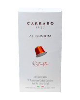 Кава в капсулах Carraro Aluminium Ristretto NESPRESSO, 10 шт (8000604002686) - фото