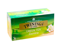 Чай зелений із жасмином Twinings Green Jasmine Tea в пакетиках, 45 г (25шт*1,8г) (070177173166) - фото