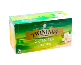 Чай зеленый с жасмином Twinings Green Jasmine Tea в пакетиках, 45 г (25шт*1,8г) (070177173166) - фото