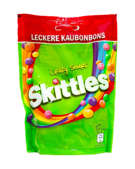 Драже Skittles Crazy Sours Сумасшедшие кислинки, 160 г (4009900524247) - фото