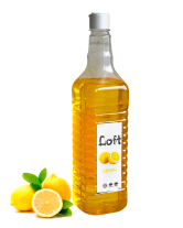 Сироп LOFT Лимон, 1 л (ПЕТ пляшка) - фото