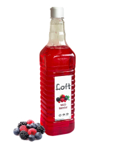 Сироп LOFT Лесная ягода, 1 л (ПЭТ бутылка) - фото