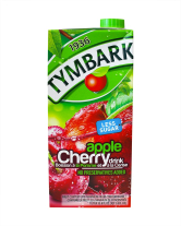 Напій соковмісний Tymbark Яблуко-вишня, 1 л (5900334000781) - фото