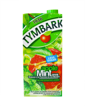 Напиток сокосодержащий Tymbark Яблоко-мята, 1 л (5900334000323) - фото
