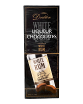 Конфеты шоколадные Doulton White Rum Liqueur Chocolates Белый ром, 150 г (4000281487503) - фото