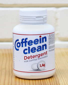 Средство для чистки кофемашин от кофейных масел Coffeein clean Detergent (таблетки 1,6 г), 170 г - фото