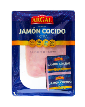 Ветчина нарезка Argal Jamon Cocido Extra, 120 г - фото