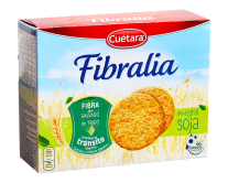 Печиво Фібралія з соєю Cuetara Fibralia Soja, 550 г (8434165460942) - фото