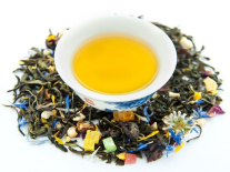 Чай "Teahouse" Фруктовый шторм зеленый № 418, 50 г - фото