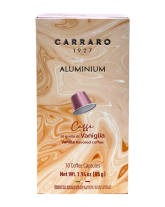 Кава в капсулах Ваніль Carraro Aluminium Vaniglia NESPRESSO, 10 шт (8000604003492) - фото