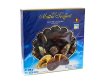 Цукерки шоколадні праліне Морські черепашки блакитні Maitre Truffout, 250 г (9002859057236) - фото