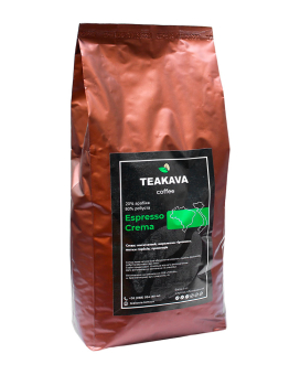 Кофе в зернах Teakava Espresso Crema, 1 кг (20/80) - фото