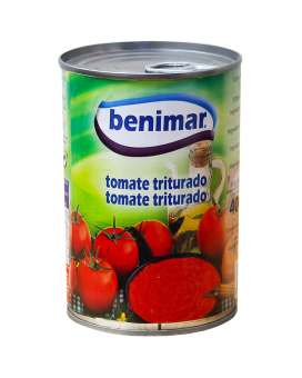 Помидоры измельченные Benimar Tomate Triturado, 400 г 8436008201569 - фото