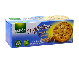 Печиво вівсяне з шоколадною крихтою GULLON Digestive Avena Choco, 425 г (8410376026962) - фото