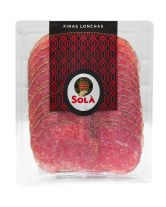 Ковбаса сиров'ялена Салями в перці нарізка Sola Finas Lonchas Salami, 150 г 8420941820406 - фото