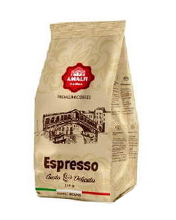 Кофе в зернах Amalfi Espresso Gusto Delicato, 250 г (50/50) 4820163370064 - фото