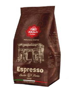 Кава в зернах Amalfi Espresso Gusto Forte, 250 г (30/70) (4820163370057) - фото