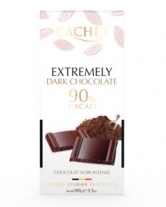 Шоколад Cachet экстра черный 90%, 100 г - фото