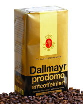 Кава в зернах Dallmayr Prodomo Entcoffeiniert (без кофеїну), 500 г (100% арабіка) - фото