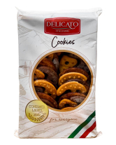 Печенье Инь Янь с мармеладом и сахарной посыпкой Delicato Italiano Cookies, 200 г (5900591005987) - фото